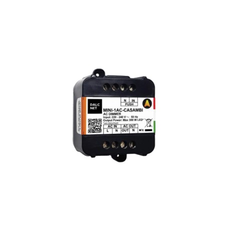 MINI-1AC-CASAMBI, Dalcnet PWM dimmer, 576W, IP20, constant voltage, MINI series