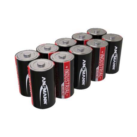 1504-0000, Ansmann alkaline manganese batteries, 1,5V/3V/9V, RED and Industrial series