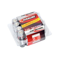 5015548, Ansmann alkaline manganese batteries, 1,5V/3V/9V, RED and Industrial series