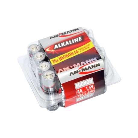 5015548, Ansmann alkaline manganese batteries, 1,5V/3V/9V, RED and Industrial series