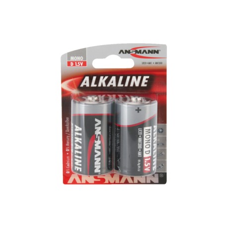 1514-0000, Ansmann alkaline manganese batteries, 1,5V/3V/9V, RED and Industrial series