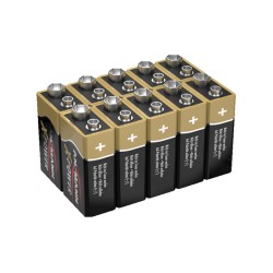 5015711-888, Ansmann alkaline manganese batteries, 1,5V/3V/9V, RED and Industrial series