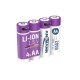 1312-0036, Ansmann Lithium Ionen Akkus, 1,5V/3,6V/9V, Li-Ion 13XX Serie 1312-0036 4pack 1312-0036