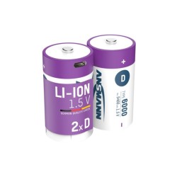 1314-0005, Ansmann Lithium Ionen Akkus, 1,5V/3,6V/9V, Li-Ion 13XX Serie