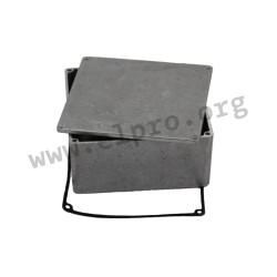 1590WH, Hammond Alu-Druckgussgehäuse, IP65, 1590W Serie