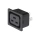 3-151-914, Schurter IEC appliance outlet, 70°C, 4792 series 3-151-914