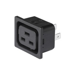 3-151-914, Schurter IEC appliance outlet, 70°C, 4792 series