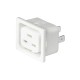 3-153-043, Schurter IEC appliance outlet, 70°C, 4792 series 3-153-043