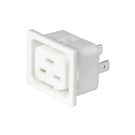 3-155-626, Schurter IEC appliance outlet, 70°C, 4792 series