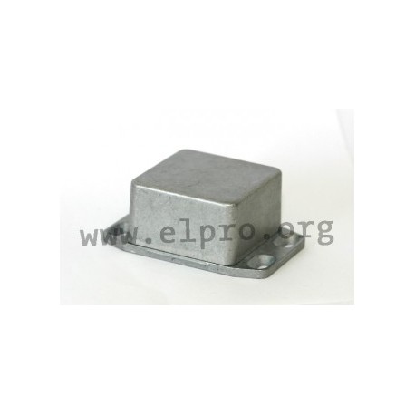 1590BF, Hammond Alu-Druckgussgehäuse, IP54, unbehandelt oder schwarz, mit Flansch, 1590 Serie