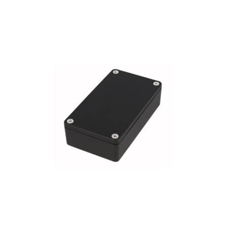 1550Z137BK, Hammond thick-walled enclosures, aluminium, IP66, 1550Z series