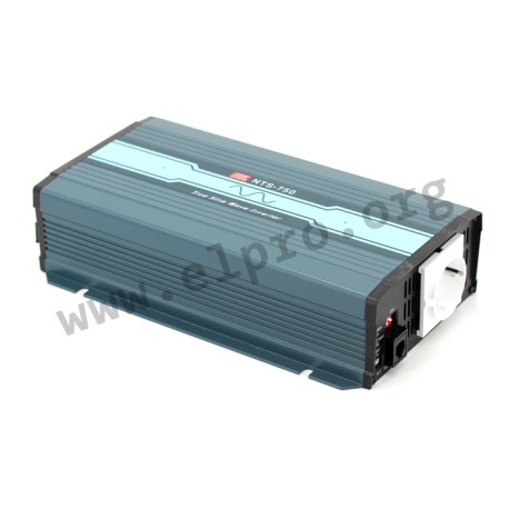 NTS-750-248EU, Mean Well DC/AC-Wandler, 750W, Pure Sine Wave, NTS-750 Serie