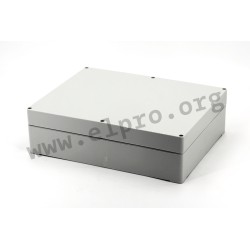 5U250300, BOX4U general purpose enclosures, polycarbonate, light grey, IP65/IP66, 5U2 series