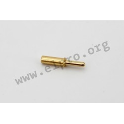 5099.04-D4-2.0N-AU-1.3C, PTR Federkontakte, für Batterielader, Hochstrom, RM 3mm und RM 4mm, 5099 und 5110 Serie