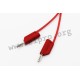 MS1116/1 SIL 100CM RT, Schnepp Silikon-Messleitungen, 100cm, MS1116/1 Serie MLS 100 rot MS1116/1 SIL 100CM RT