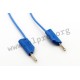 MS1116/1 SIL 100CM BL, Schnepp Silikon-Messleitungen, 100cm, MS1116/1 Serie MLS 100 blau MS1116/1 SIL 100CM BL