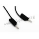 MS1116/1 SIL 100CM, Schnepp silicone measurement lines, 100cm, MS1116/1 series MLS 100 schwarz MS1116/1 SIL 100CM