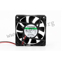 ME70202V2-000U-A99, Sunon Lüfter, 70x70x20mm, 24V DC, ME Serie