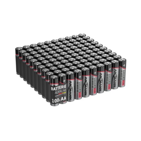 1522-0043, Ansmann alkaline manganese batteries, 1,5V/3V/9V, RED and Industrial series