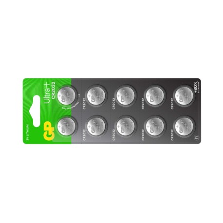 GPCR2032STD904C10, GP Batteries Lithium-Mangandioxid- und Lithium-Eisensulfid-Batterien, 1,5V/3V/9V, GPCR und GP07 Serie