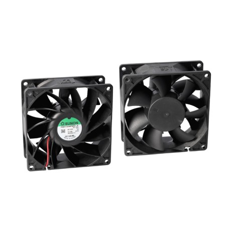 PF92381B3-1000U-A9H, Sunon DC-Axial-Gerätelüfter, 12V DC, 92x92x38mm, PM und PF Serie