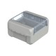96022135, Bopla plastic enclosures, IP67, Bocube series B 100809 PC-V0-G 7035 96022135