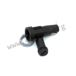 PTF/35, Stelvio Kontek Frontplattensicherungshalter, 10A, für 5x20mm, PTF Serie