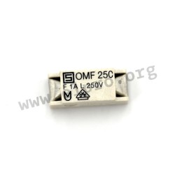 3403.0020.24, Schurter SMD-Sicherungen, flink, Gehäuse 11x4,6mm, OMF250 Serie