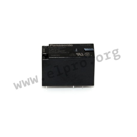 JW2SNDC12V, Panasonic PCB relays, 5A, 2 changeover contacts, JW series