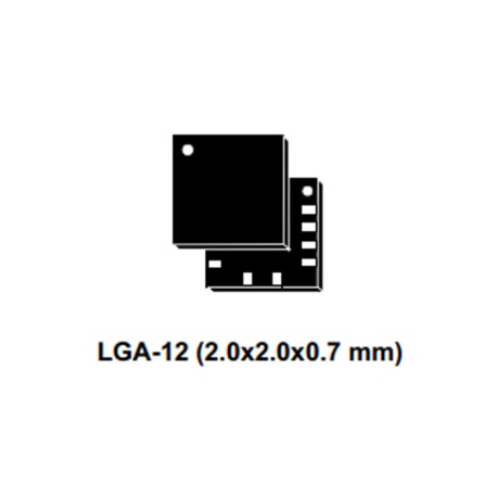 IIS2MDCTR, STMicroelectronics Magnetsensoren, LGA-12-Gehäuse, IIS2_ Serie
