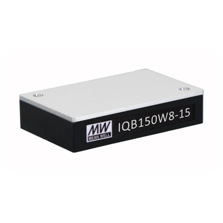 IQB150W8-12, Mean Well DC/DC converter modules, 150W, 1/4 brick housing, IQB150W8 series