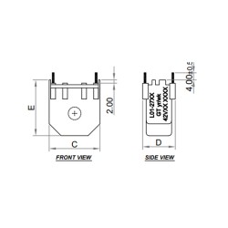 L01-2715, GT Induktivitäten, vergossen, L01-27XX Serie
