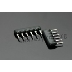 RNLB06G0224B0E, resistor networks, 6 pins,3 resistors, RA series