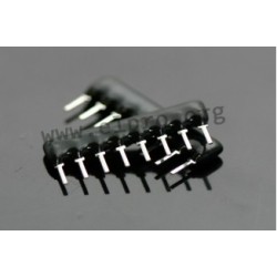 RNLB08G0222B0E, resistor networks, 8 pins,4 resistors, RA series