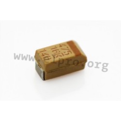 T491D685K050AT, Kemet Tantal-Kondensatoren, SMD, T491 Serie