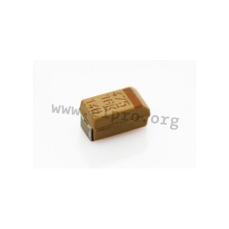 T491X107K020AT, Kemet tantalum capacitors, SMD, T491 series