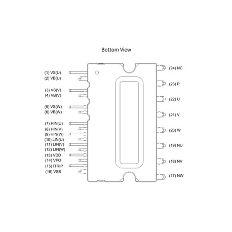 IKCM15H60GAXKMA2, Infineon Intelligente Power Module (IPM), DIP 36x21-Gehäuse, IKCM Serie