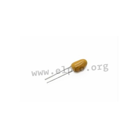 T350A225M016AT7301, Kemet tantalum solid capacitors, radial, T350 series
