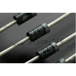 BZX85C150GP, Taiwan Semiconductor Zenerdioden, 1,3W, 5%, DO41-Gehäuse, BZX85C Serie