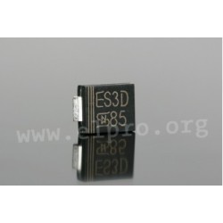 ES3FH, Taiwan Semiconductor Gleichrichterdioden, 3A, SMD, super schnell, ES Serie