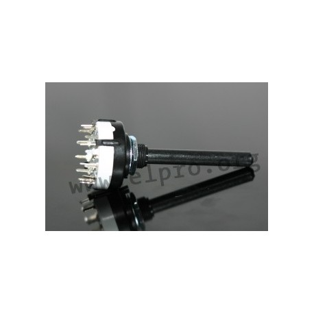 CK1040, Lorlin Drehschalter, 50mm lange Achse, brückend, CK Serie