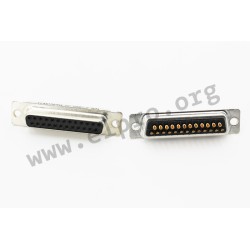 164A10039X, Conec socket strips, machined contacts, 164A series