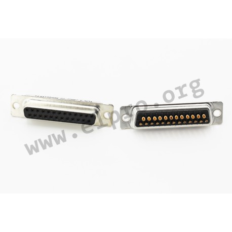 164A10039X, Conec socket strips, machined contacts, 164A series