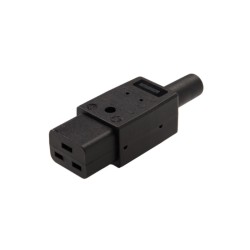763/SW, Kaiser cold appliance plug, 70°C, straight, 763 series