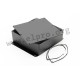 1590WEFLBK, Hammond Alu-Druckgussgehäuse, IP65, 1590W Serie 1590WEFLBK