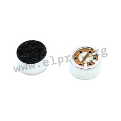 200092, Ekulit microphone capsules, Ø9,7mm, EMY series