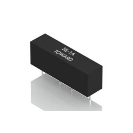 SIL-1A24DH-M, Toward Technologies reed relays, THT, SPST-NO, SIL series