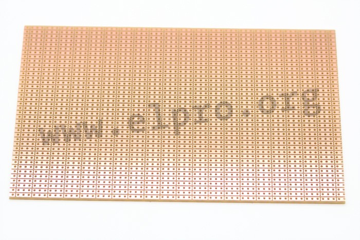 Produktbild von 10x Lochrasterplatine FR4 4x6 Cm – Doppelseitig, 2,54 Mm Raster, 1,0 Mm Bohrung – Für Experimente & Prototypen