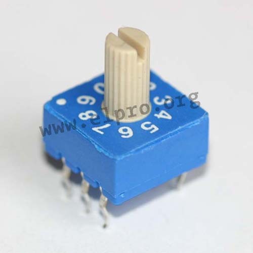 ECE rotary encoder switches, with axis, KMR series elpro Elektronik