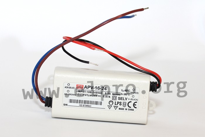 APV-16-15 Meanwell APV-16-15 price and datasheet YCICT APV-16-15V 16W